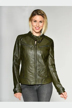 Maze Lederjacke »MJ-31 Ryana« aufgepolsterter abgesteppter Schulterbereich - Verkäufer: Lederjackenstore