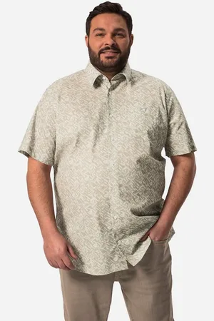 Boston Park Businesshemd Hemd Halbarm Kentkragen Alloverprint - Verkäufer: Popken Fashion Group