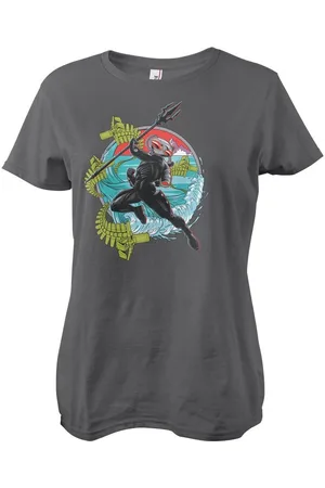 AQUAMAN T-Shirt Surfing Black Manta Girly Tee - Verkäufer: 247Group GmbH