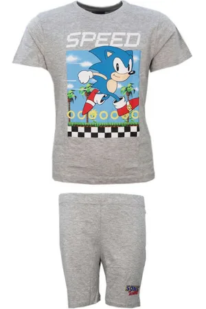 Sonic The Hedgehog Schlafanzug Sega Jungen Kinder Pyjama Gr. 104 bis 128 - Verkäufer: WS-Trend
