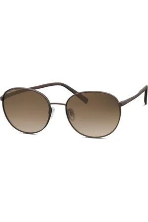 Marc O’ Polo Sonnenbrille 505115 Form rund, Logoschriftzug auf Bügel und Glas, Polyamid UV 400