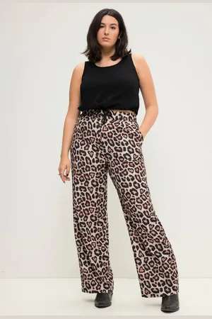 STUDIO UNTOLD Funktionshose Hose Wide Legs HighWaist Leoprint - Verkäufer: Popken Fashion Group