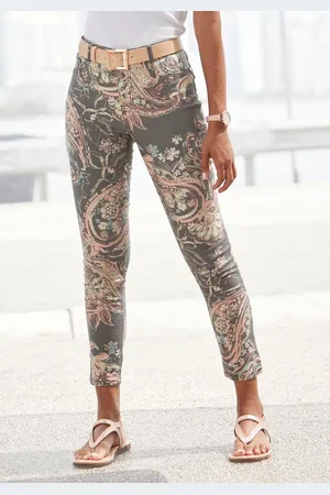 Lascana 7/8-Jeggings mit Paisleyprint, schmale Passform, Super-Stretch-Qualität