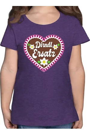 Shirtracer T-Shirt Dirndl Ersatz mit Lebkuchen Mode für Oktoberfest Kinder Outfit - Verkäufer: