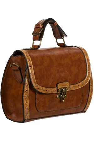Banned Retro Schultertasche Stevie Camel Braun, Verstellbarer Schultergurt Retro Crossbody Bag - Verkäufer: Schompi Trading e.K.