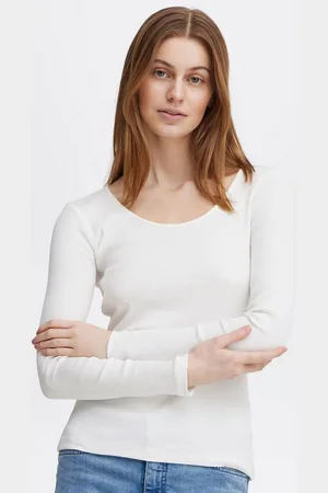 Oxmo Longsleeve OXIskat basic Longsleeve aus Rippe - Verkäufer: meinemarkenmode