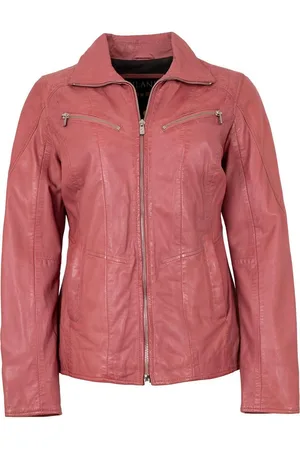 Jilani Lederjacke Skadi - Damen Lederjacke Lammnappa altrosa - Verkäufer: Lederjacken24