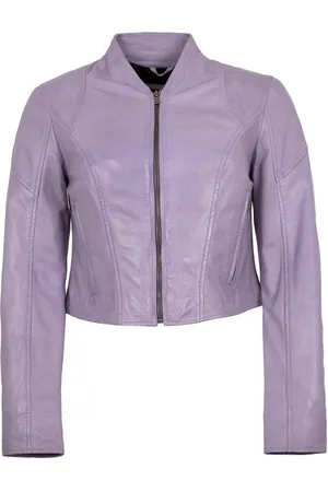 Jilani Lederjacke Lulal - Damen Lederjacke Kurzjacke Lammnappa lavendel - Verkäufer: Lederjacken24
