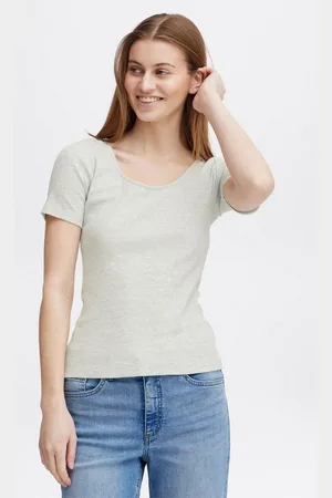 Oxmo T-Shirt OXIsan 2Pack basic T-Shirt aus Rippstoff - Verkäufer: meinemarkenmode