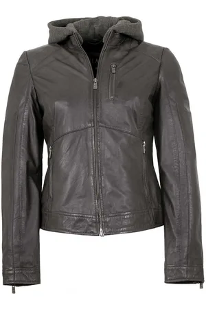 Jilani Lederjacke Francis - Damen Lederjacke Lammnappa Kapuze - Verkäufer: Lederjacken24