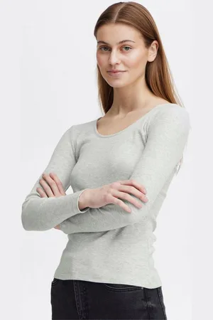 Oxmo Longsleeve OXIskat basic Longsleeve aus Rippe - Verkäufer: meinemarkenmode