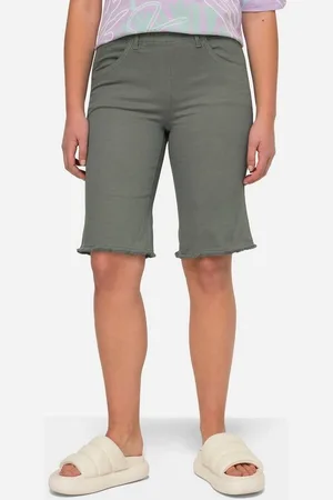 Laurasøn Bermudas Bermuda Fransensaum Elastikbund - Verkäufer: Popken Fashion Group