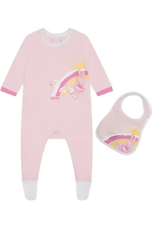 HUGO BOSS Neugeborenen-Geschenkset Baby Strampler Set in Geschenkbox rosa - Verkäufer: coolkids-store