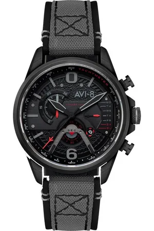 Avi-8 Quarzuhr AV-4056-0B Herrenuhr Hawker Harrier Dual Retrograde Chronograph AV-4056-0B Herrenuhr Hawker Harrier Dual Retrograde Chronograph 44mm 5ATM - Verkäufer: Timeshop24