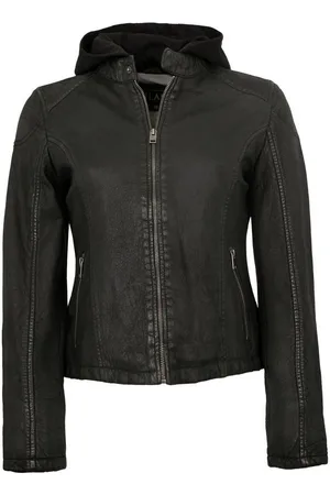 Jilani Lederjacke Delea - Damen Lederjacke Kapuze Lammleder - Verkäufer: Lederjacken24