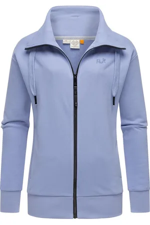 Ragwear Sweatjacke Shocky sportliche Damen Zip-Hoodie mit Kordeln