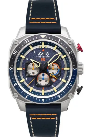 Avi-8 Quarzuhr AV-4100-02 Herrenuhr Hawker Hunter Dual Time Chronograph 43mm 5A AV-4100-02 Herrenuhr Hawker Hunter Dual Time Chronograph 43mm 5ATM - Verkäufer: Timeshop24