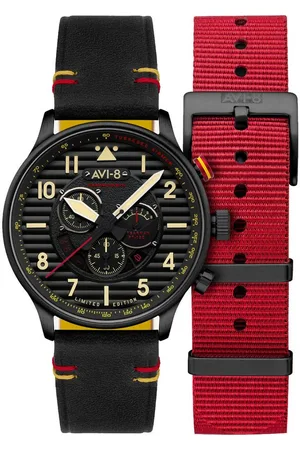 Avi-8 Quarzuhr AV-4109-01 Herrenuhr Flyboy Spirit of Tuskegee Limited Chrono 44 AV-4109-01 Herrenuhr Flyboy Spirit of Tuskegee Limited Chrono 44mm 5ATM - Verkäufer: Timeshop24