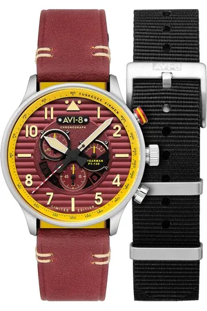 Avi-8 Quarzuhr AV-4109-02 Herrenuhr Flyboy Spirit of Tuskegee Limited Chrono 44 AV-4109-02 Herrenuhr Flyboy Spirit of Tuskegee Limited Chrono 44mm 5ATM - Verkäufer: Timeshop24