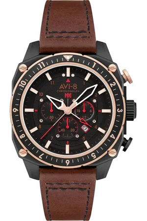 Avi-8 Quarzuhr AV-4100-09 Herrenuhr Hawker Hunter Dual Time Chronograph 43mm 5A AV-4100-09 Herrenuhr Hawker Hunter Dual Time Chronograph 43mm 5ATM - Verkäufer: Timeshop24