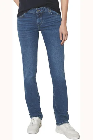 Marc O’ Polo Straight-Jeans aus Bio-Baumwolle-Mix