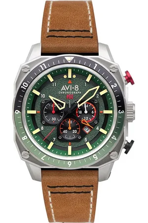 Avi-8 Quarzuhr AV-4100-01 Herrenuhr Hawker Hunter Dual Time Chronograph 43mm 5A AV-4100-01 Herrenuhr Hawker Hunter Dual Time Chronograph 43mm 5ATM - Verkäufer: Timeshop24