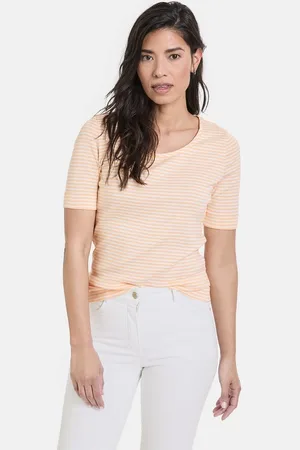 Gerry Weber Kurzarmshirt Geringeltes T-Shirt aus Baumwolle - Verkäufer: E- Digital GmbH