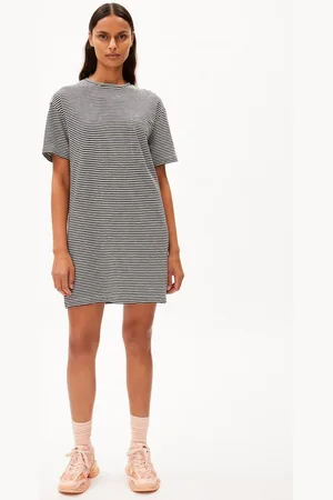 Armedangels Midikleid CHAARA LOVELY STRIPES Damen (1-tlg) Jerseykleid aus Bio-Baumwolle - Verkäufer: