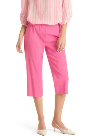 Marc Cain Caprihose "Collection Summer Flash" Premium Damenmode Modell FATSA – Caprihose mit Bügelfalte