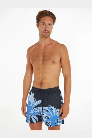 Tommy Hilfiger Badeshorts MEDIUM DRAWSTRING PLACED mit Palmenprint