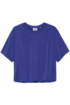 Catwalk Junkie T-Shirt - Basic T-Shirt - Kurzarm Shirt mit Plissee-Detail - Verkäufer: Schneider Fashion Store