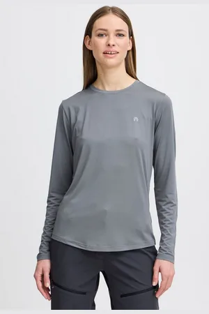 North Bend Longsleeve NBTergola W L/S Tee sportliches Longsleeve mit reflektierendem Logoprint - Verkäufer: meinemarkenmode
