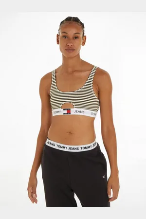 Tommy Hilfiger Bralette-BH KEYHOLE BRALETTE PRINT im Streifendessin, Cutout