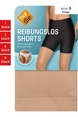 Nur Die Shorts Reibungslos Damen (1er/3er/6er/9er Pack, 1-tlg) Bermudas Kurze Hose - Verkäufer: HBOD