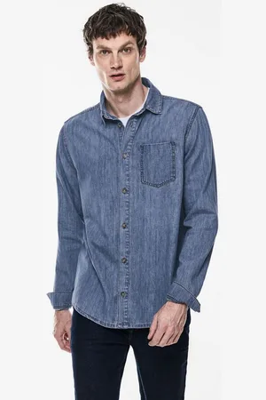 Street one Jeanshemd aus reiner Baumwolle