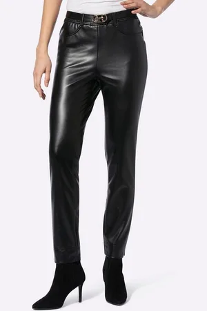 Heine Jerseyhose Lederimitat-Hose Innenbeinlänge ca.71 cm - Verkäufer: Witt-Gruppe