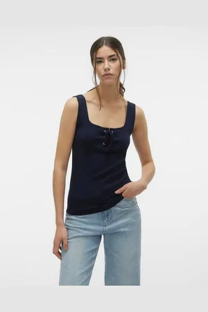 VERO MODA Trägertop VMCAISA SL SHORT TOP JRS GA