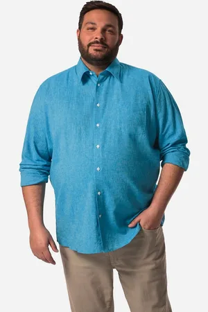 Boston Park Businesshemd Leinenmix-Hemd Langarm Streifen - Verkäufer: Popken Fashion Group