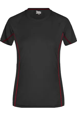 James & Nicholson Laufshirt Doppelpack Damen Sportshirt mit reflektierenden Details JN422 (Doppelpack, 2 Stück) Feuchtigkeitsregulierend, atmungsaktiv und schnell trocknend - Verkäufer: Silberpfeil