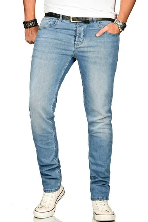 Alessandro Salvarini Stretch-Jeans ASAngelo Angenehme Passform durch vorhandenen Elasthan Anteil