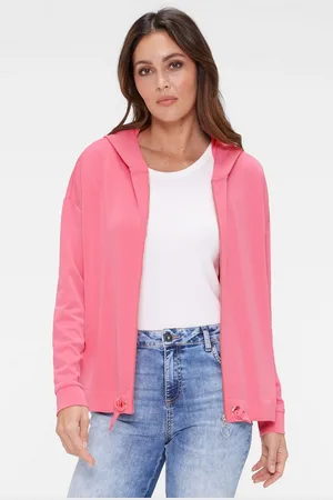 SENSES THE LABEL Kapuzensweatjacke mit Baumwolle