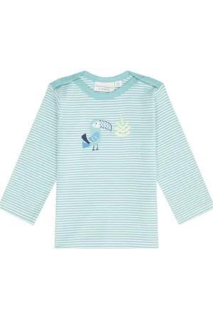 Sense Organics Langarmshirt Luna Langarmshirt türkis Tukan Kinder Langarmshirt - Verkäufer: HUCKLEBUCK & FINJA Nordkinder Kindermode