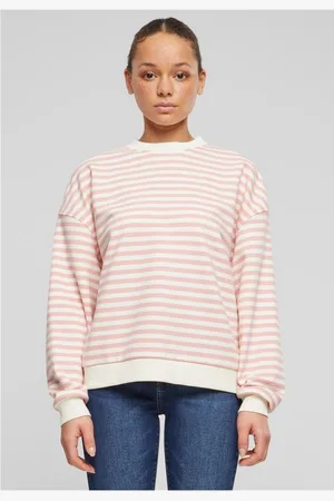 Urban classics Rundhalspullover Ladies Oversized Striped Crewneck - Verkäufer: 247Group GmbH