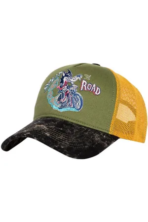 King kerosin Trucker Cap Split the Road (1-St) im Used-Look - Verkäufer: Deinetrends