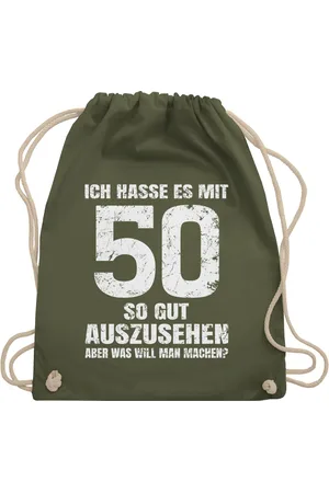 Shirtracer Turnbeutel Ich hasse es mit fünfzig so gut auszusehen aber was will man machen? w, 50. Geburtstag - Verkäufer: