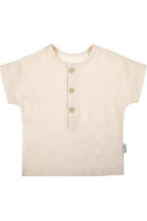 Bamar Nicol Blusenshirt Musselin Baumwollshirt für Jungen in Beige(207252) - Verkäufer: KiMo Selection