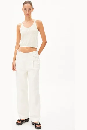 Armedangels Boyfriend-Jeans HAAYI DETAIL Damen (1-tlg., Baggy Fit) white - Verkäufer:
