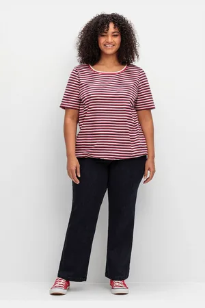 Sheego Stretch-Jeans Große Größen mit Schlupfbund im Curvy-Schnitt ELLA
