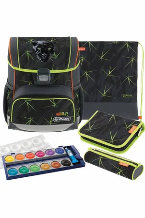 HERLITZ Schulranzen Set Loop Plus 5-teilig 2024 Jungen Wild Life - Verkäufer: Team-Shop-24