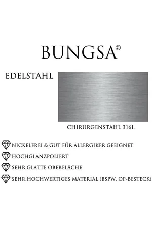 Bungsa Armband Armreifen Keltenknoten verschiedene Farben aus Edelstahl Damen (1 Armband, 1-tlg), Bracelet Armschmuck - Verkäufer: